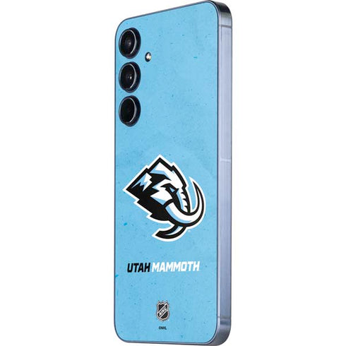 NHL Utah Mammoth Distressed Blue Galaxy A35 5G Skin